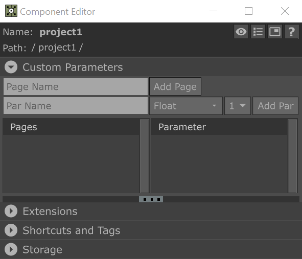 Component Editor