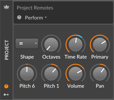 Bitwig ProjectRemotes Page.png
