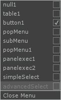 Simple Selection popMenu