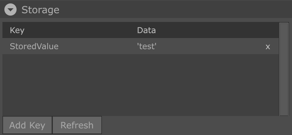 Component Editor Storage
