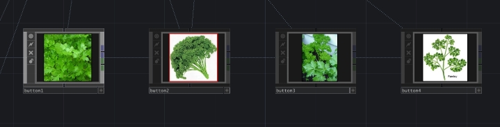 a master (button1) and its three clones. each clone gets a different .jpg from a table