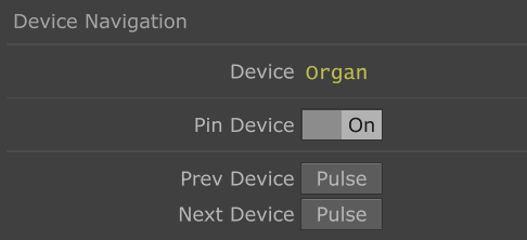 Cursor Device Navigation