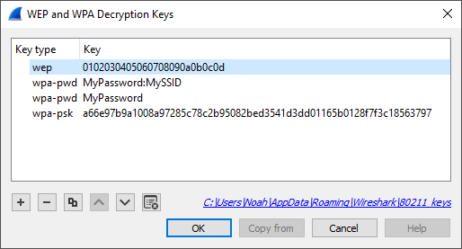 ws wireless key examples